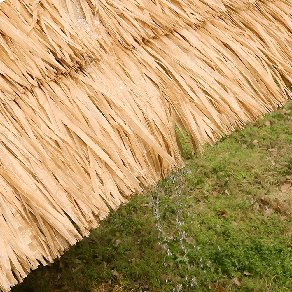 5ft Haii Trzechowaty Parasol Przenośny parasol plażowy patio na zewnątrz Tiki Bar, Troal Palapa, Podwórko, Basen, Ogród