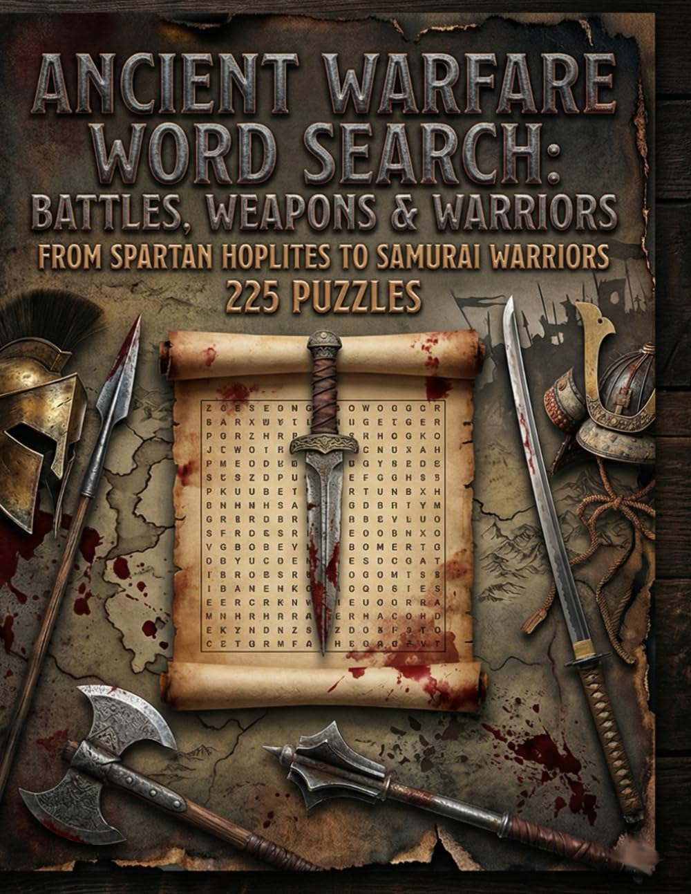 Ancient Warfare Word Search: Battles, Weapons & Warriors: From Spartan Hoplites to Samurai - The Complete Word Search Book (The Complete Ancient Civilizations Word Search Collection)