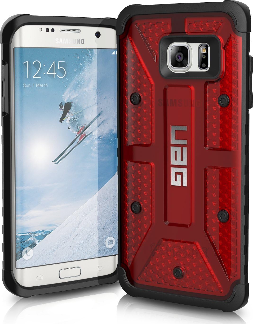 UAG Samsung Galaxy S7 Edge [5.5-inch Screen] Feather-Light Composite [Magma] Military Drop Tested Phone Case