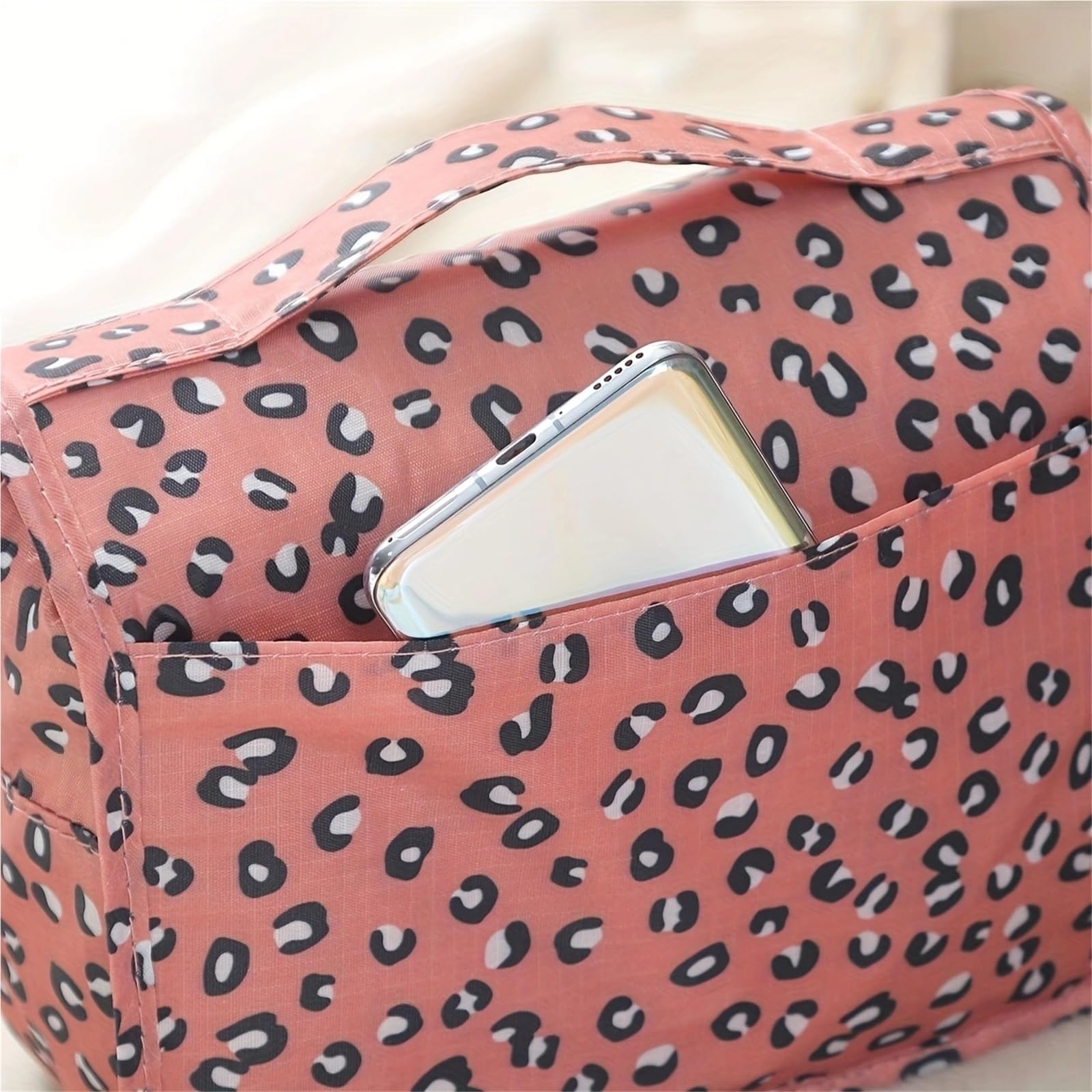 1 pezzo di borsa da toilette pieghevole organizzatore stoccaggio appesa for trucco bagno custodia viaggio cosmetica for separazione asciutta e bagnata Per Viaggi