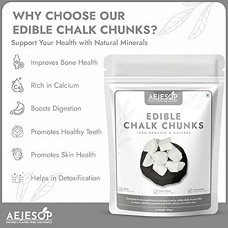 Edible Chalk,KRAM Edible Chalk Chunks, 3.5oz (100g)