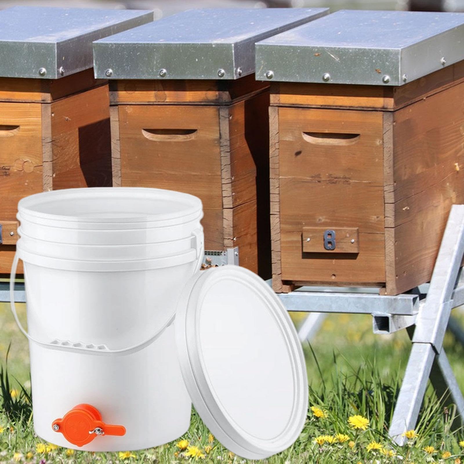 Amazon.co.jp: Perfk ハニーバケツ 蜂蜜バケツ 20L シロップ保存