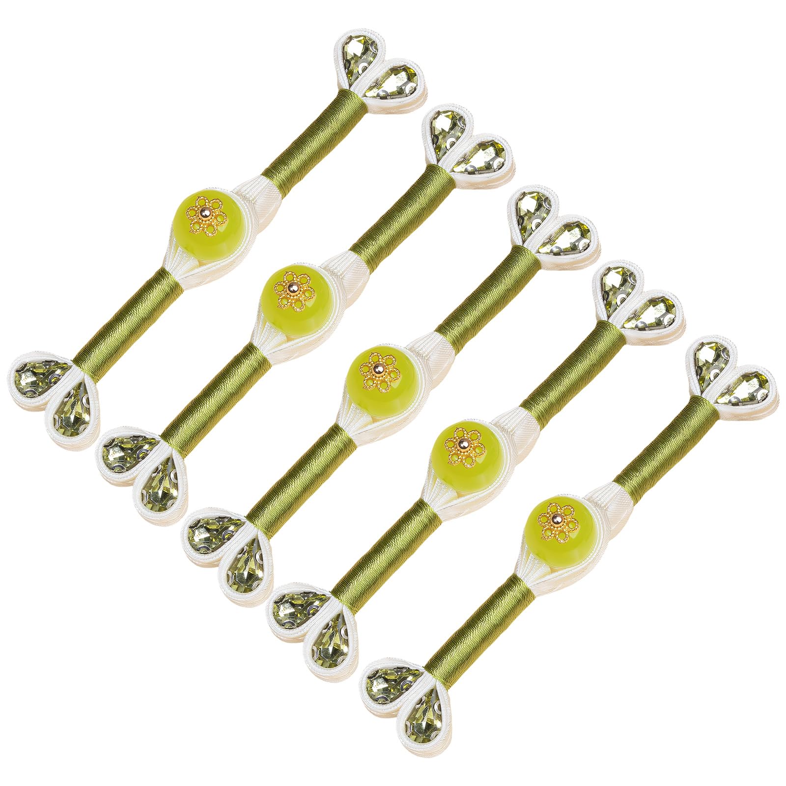 Zxfdsfdbnm Ll 5Pcs Cheongsam Knot Button Decorative Chinese Knot Button Sewing Closure Fasteners For Dress Cloaks Coat Decoration Sateen Tailcoat Tie Clip
