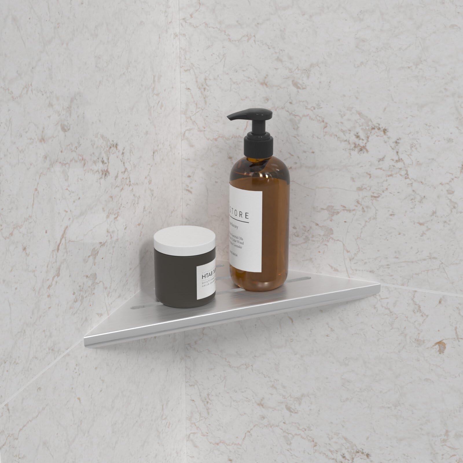 Womamny Bathroom Corner Shelves, Shower Caddy Corner Shower Shelf Wall Mounted - Image 2