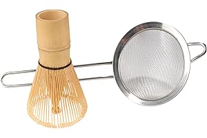 BambooMN Matcha Whisk and Tea Strainer: The Core of a Refined Tea Ceremony