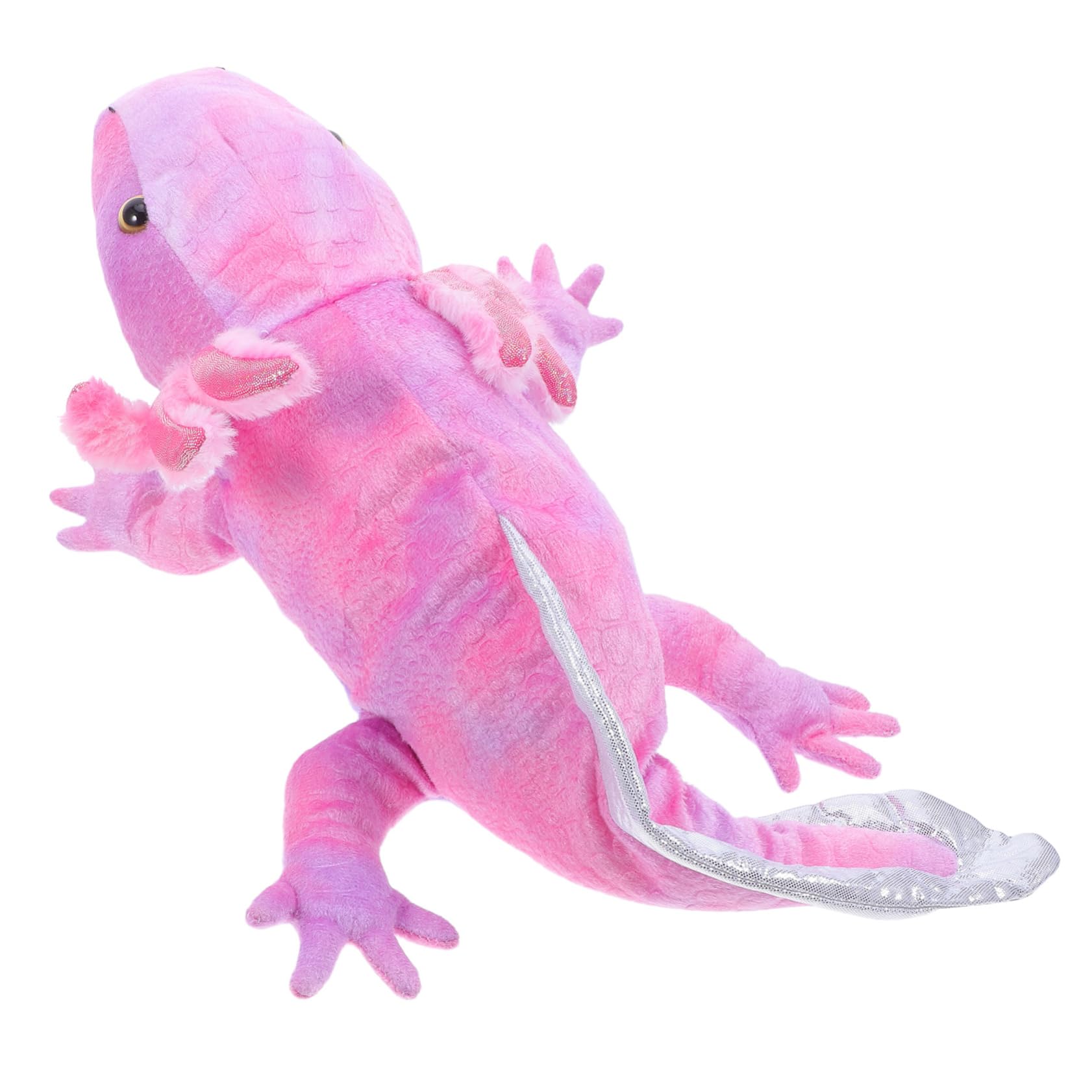 Homoyoyo Marioneta De Salamandra De Peluche Boca Móvil Juguete para Historias rol Años para Espectáculos Teatrales