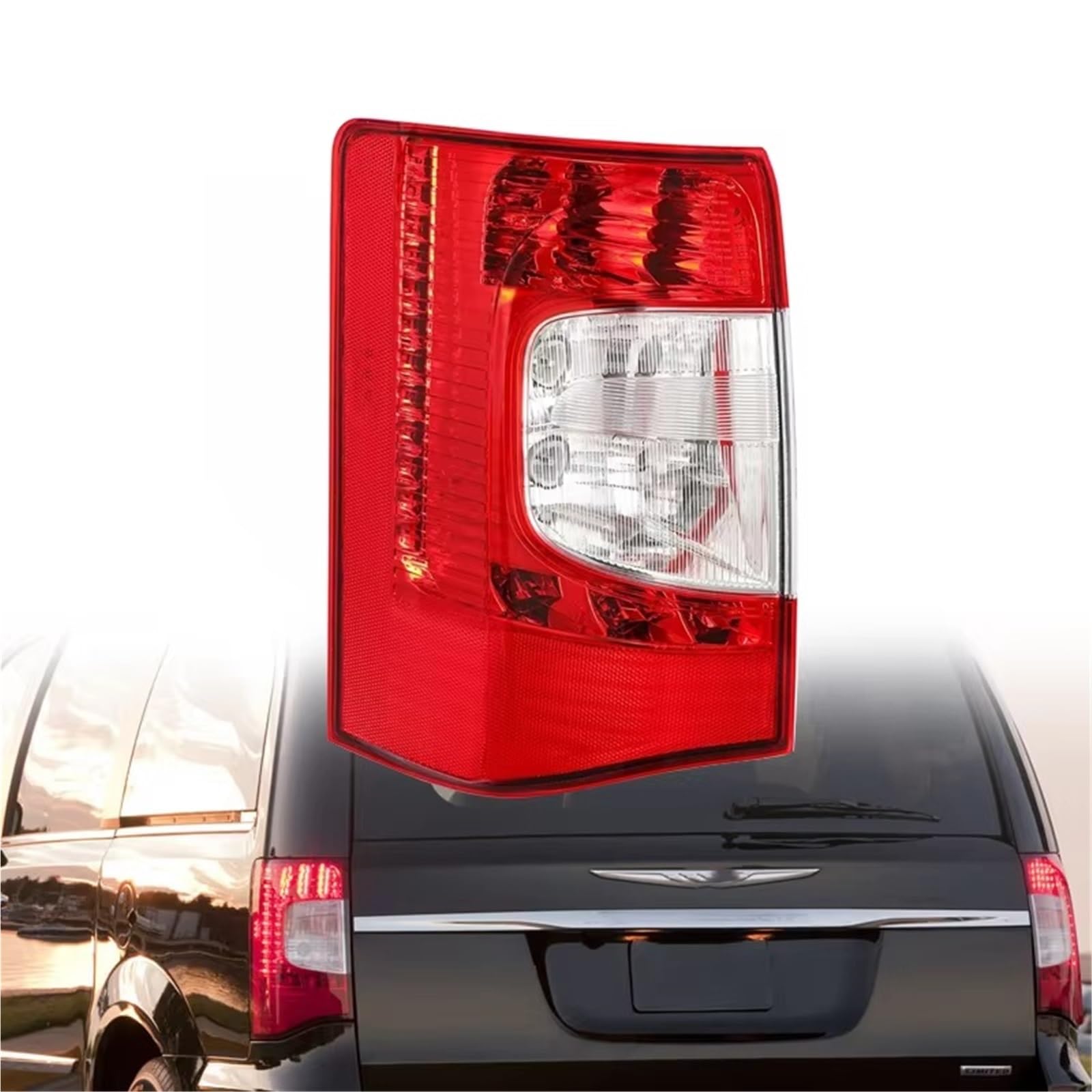 Pilotos Traseros Remolque Para Chrysler para la ciudad para el país 2011-2016 luces traseras coche LED luz trasera freno conducción lámpara marcha atrás 5182531AE 5182530AE Luces Traseras(Bien)