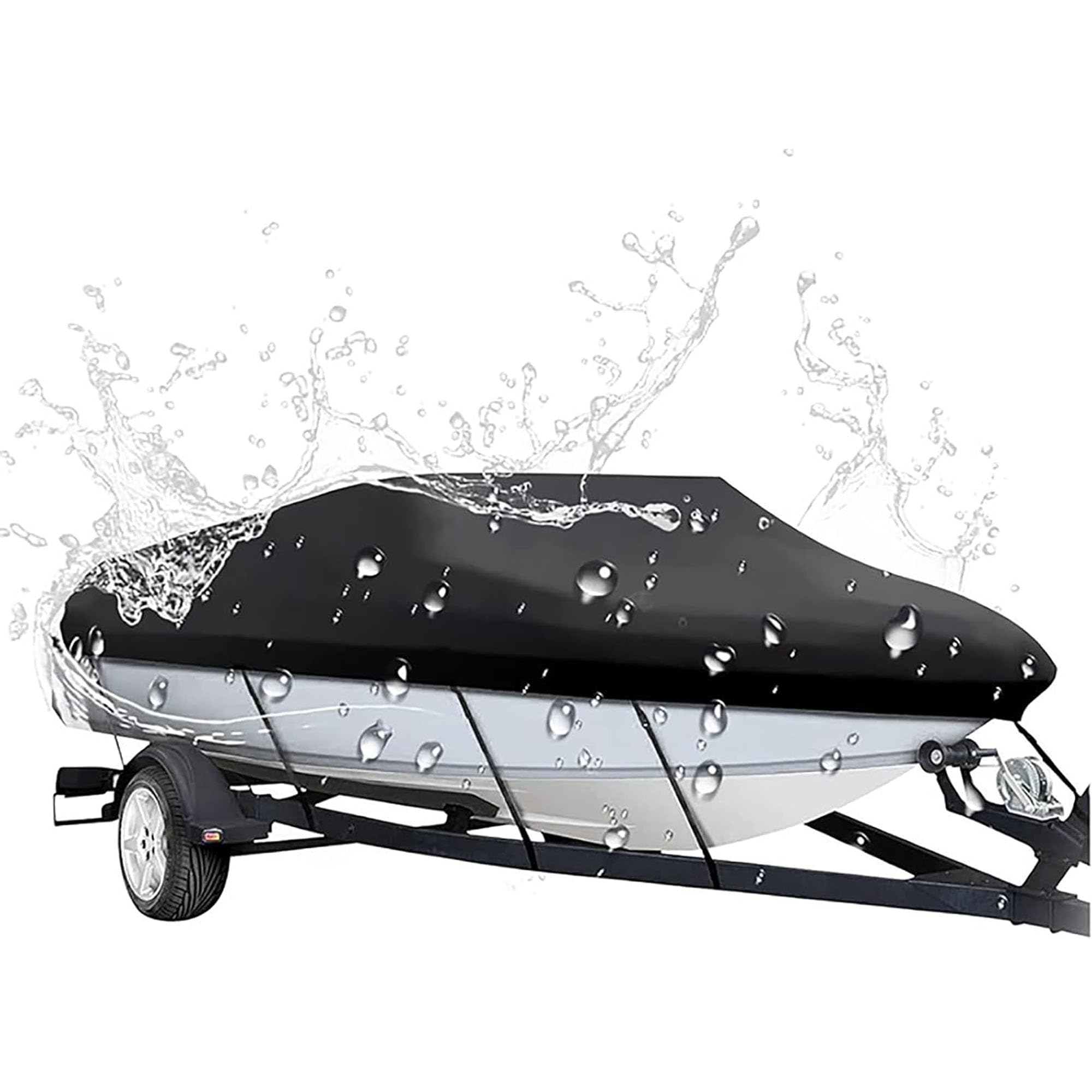 Bâche bateau anti-UV idéale pour le stockage hivernal de votre yacht de pêche Duracraft 1436