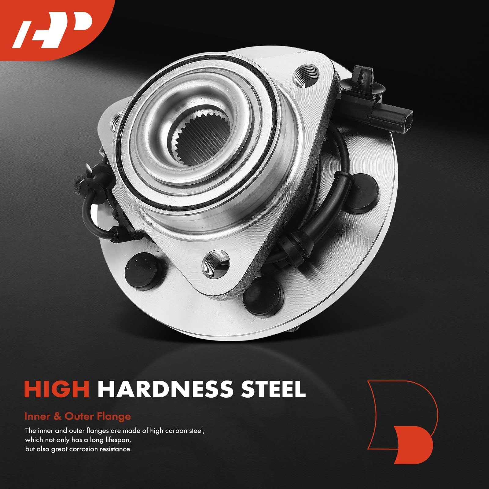 Front Wheel Hub Assembly For 11-22 Infiniti Nissan QX56 QX80 Armada 4WD - View #12