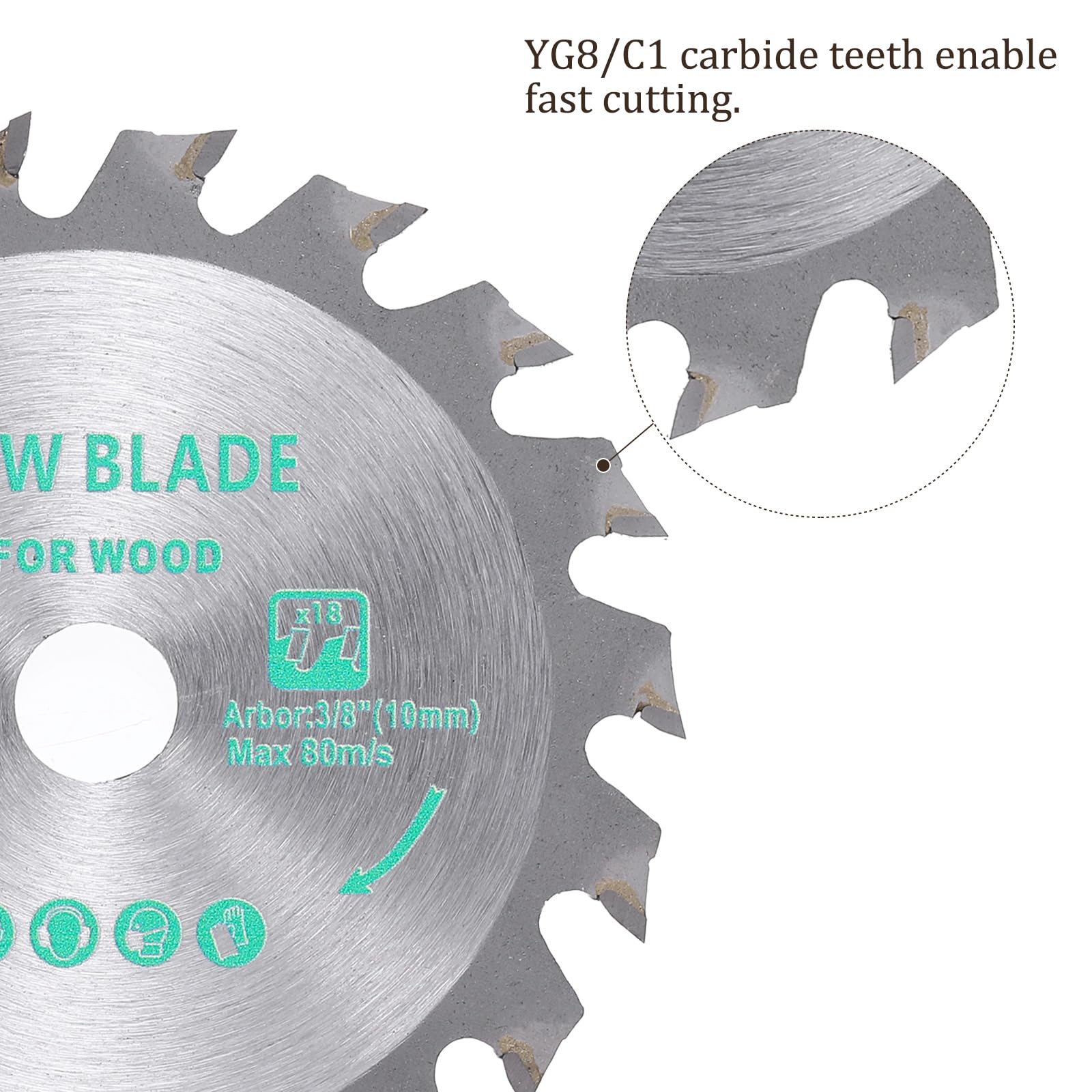 Kozelo 3pcs Circular Saw Blade - Image 2