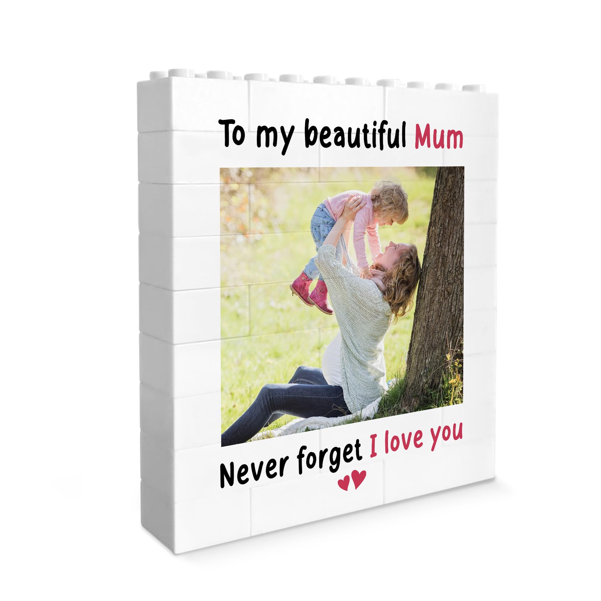RED OCEAN Personalised Gifts For Mum Building Photo Blocks Mothers Day Gifts For Mum Birthday From Daughter Son Mummy Step Mother