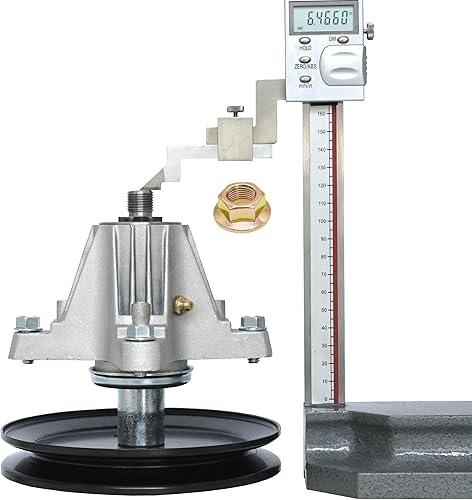 Miniatura 3 de El conjunto de husillo reemplaza a MTD 918-06977 618-06977 con tornillos de montaje para XT1-LT46 XT2-LX46 KH KW de 46 pulgadas