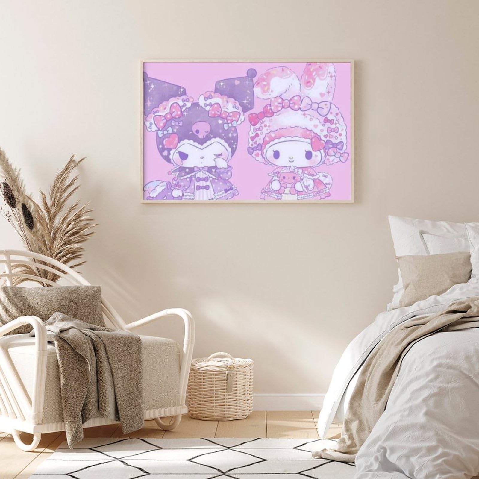 Amazon.co.jp: マイメロポスター壁アートアートポスターインテリア絵画
