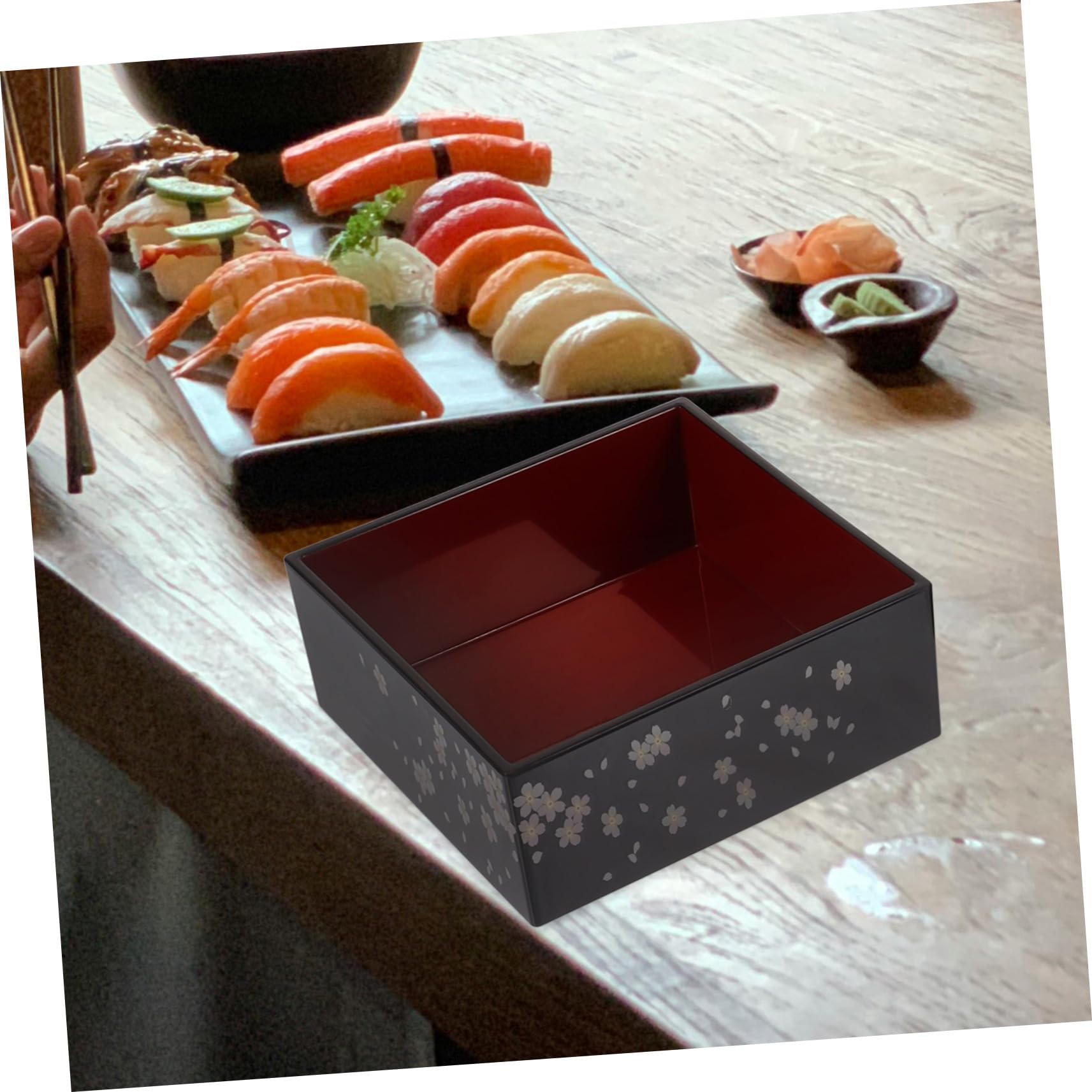 GLEAVI Boîte Bento à Couches Style Japonais Boîte à Lunch Pour Adultes Et Adolescents Portable