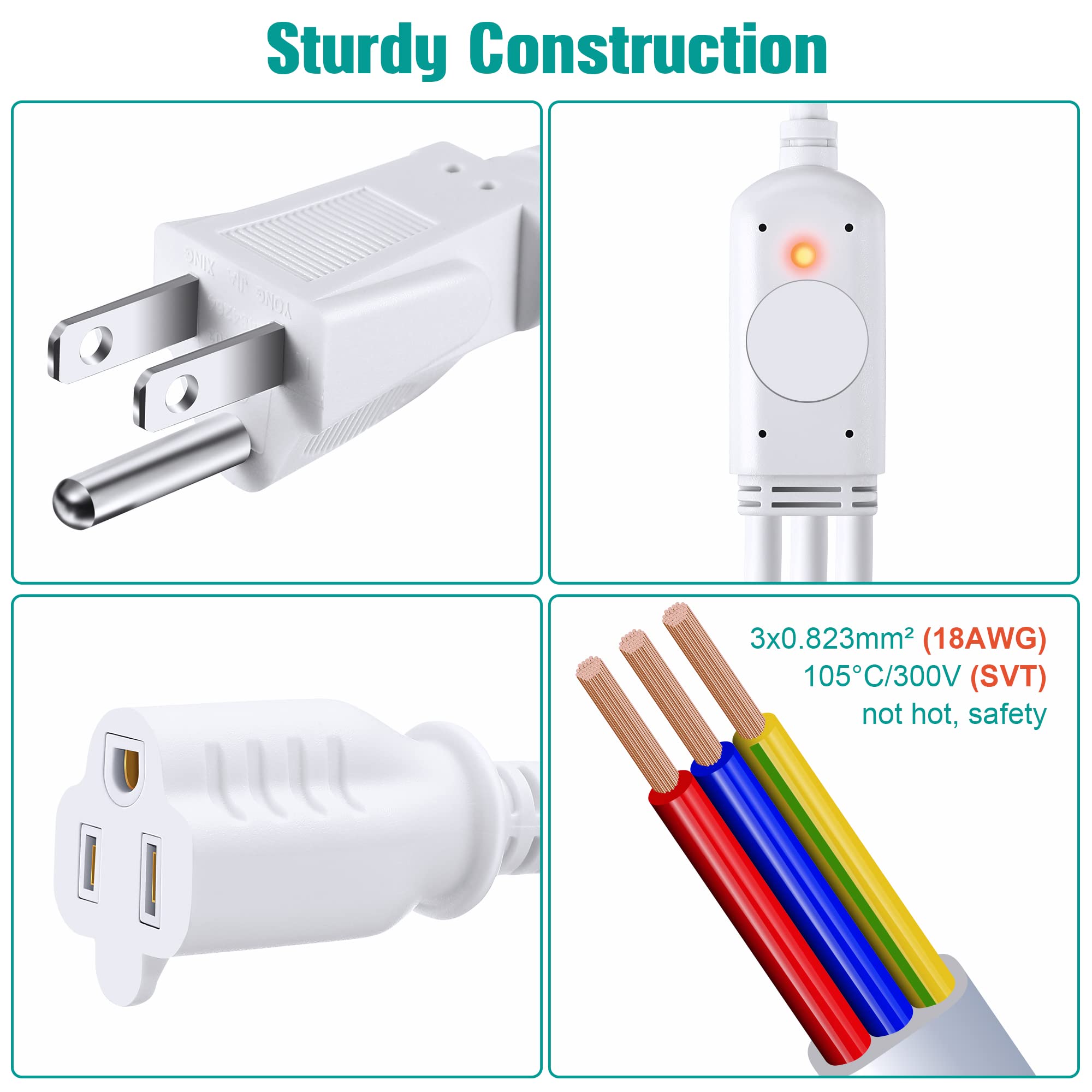 Thermostatically Controlled Outlet, On At 32F/Off At 50F