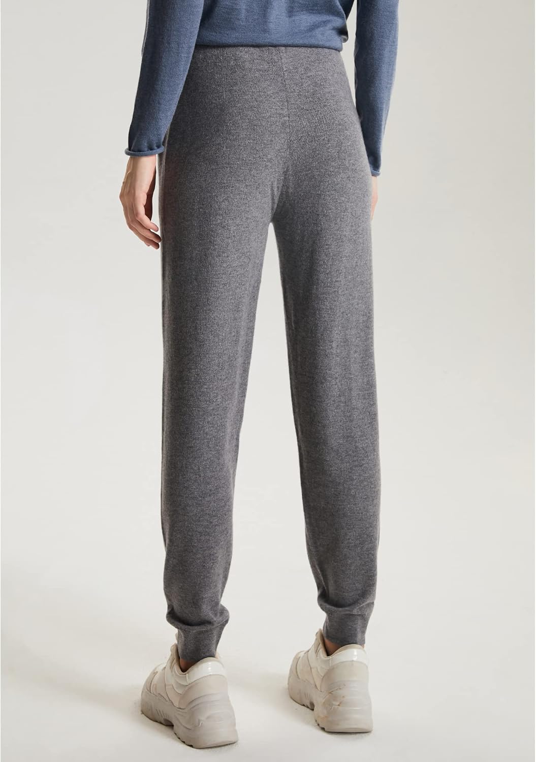 GreenMount Womens Cashmere Sweatpants High Waisted Baggy Pants with Pockets Home Fall Bottom Joggers for Women Keep 37.5°Warm - Image 3