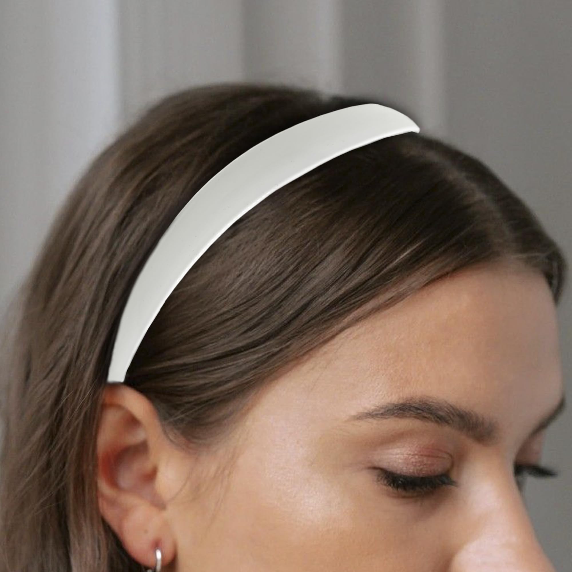 comet busters White Hair Band for Women – Minimalist Non-Slip Hairband – Pack of 3 (HAO200)-picture-2