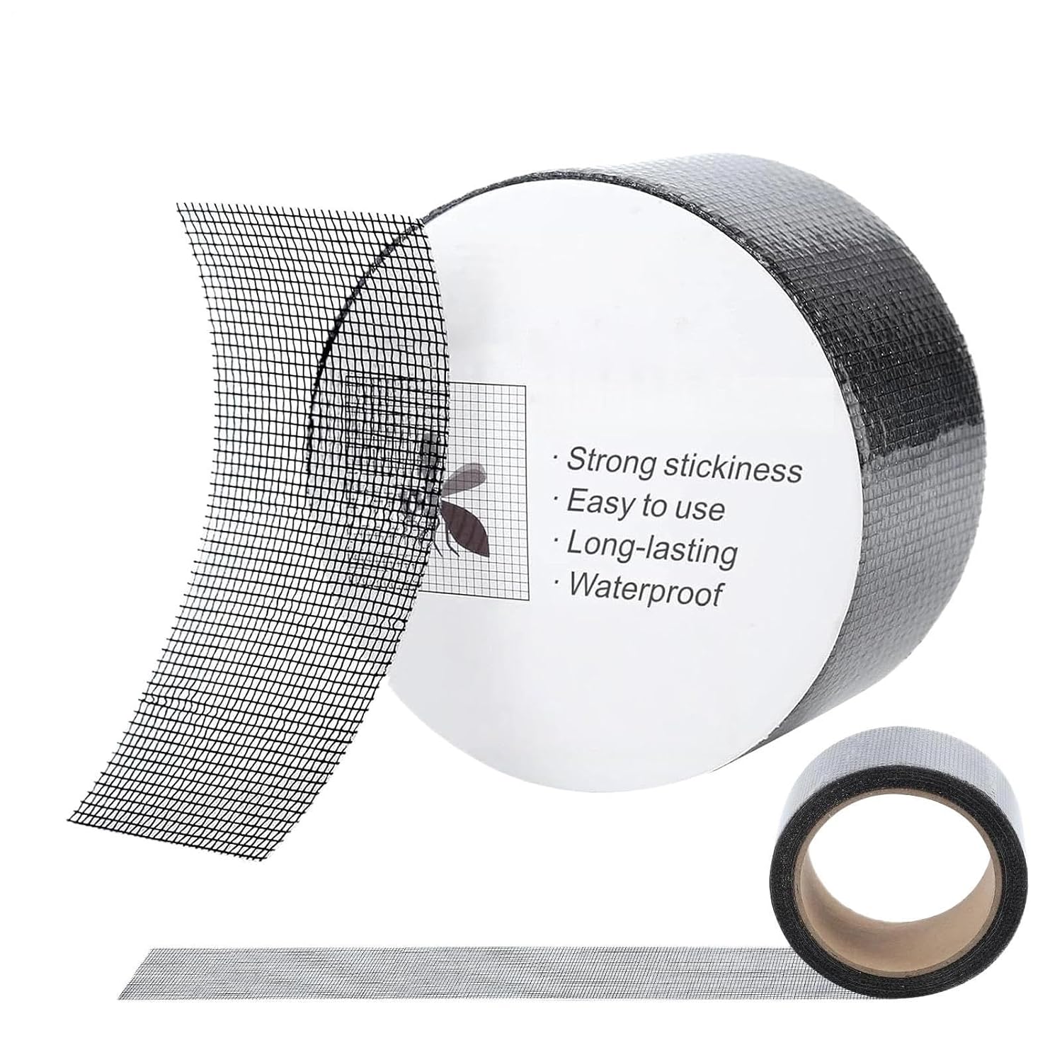Screen Patch | Strong Adhesive Cuttable Universal | Window Screen Mesh Tape | for Patio RV Camper Pool Railings Balcony Gazebo Porch Sunroom