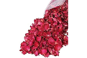 100g Natural Real Dried Red Rose Petals for a Luxurious Bath Experience