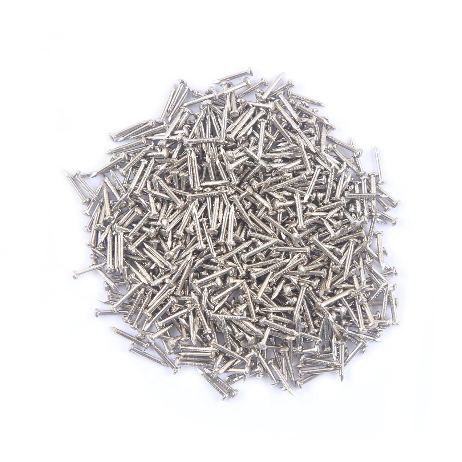 Huruirui Silver 1.5 * 25Mm 500Pcs Small Nails For Wood For Picture Hanging Woodworking Furniture Diy Decorative Iron Nails Small