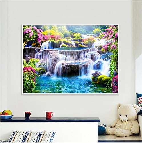 Miniatura 3 de TINY FUN Kits de pintura de diamantes para adultos y niños, kit de arte de diamantes 5D para principiantes, pintura con diamantes redondos de