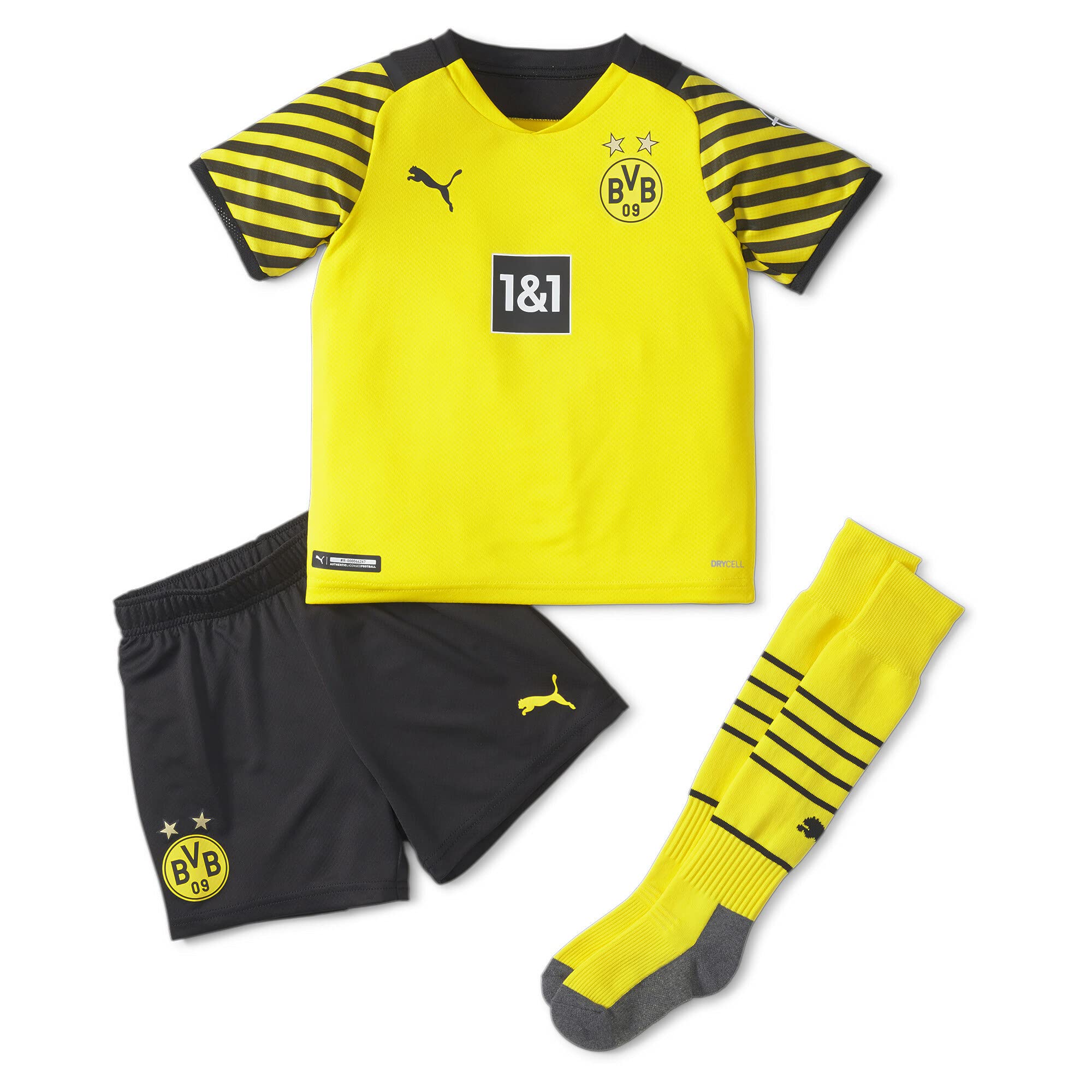 Puma BVB Home Mini-Kit W/Sponsor with Socks W Hanger Shirt Unisex niños