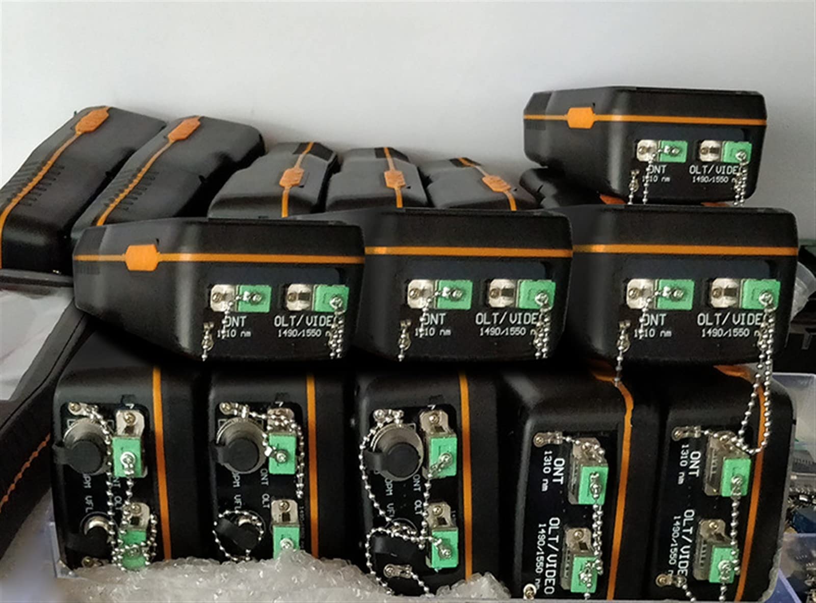 Probador de Cable de Fibra Óptica, Óptico Pícaro Instrumento de prueba de cable de fibra de medidor de potencia con función de falla del paso 1310 1490 1550nm en la verificación de servicio