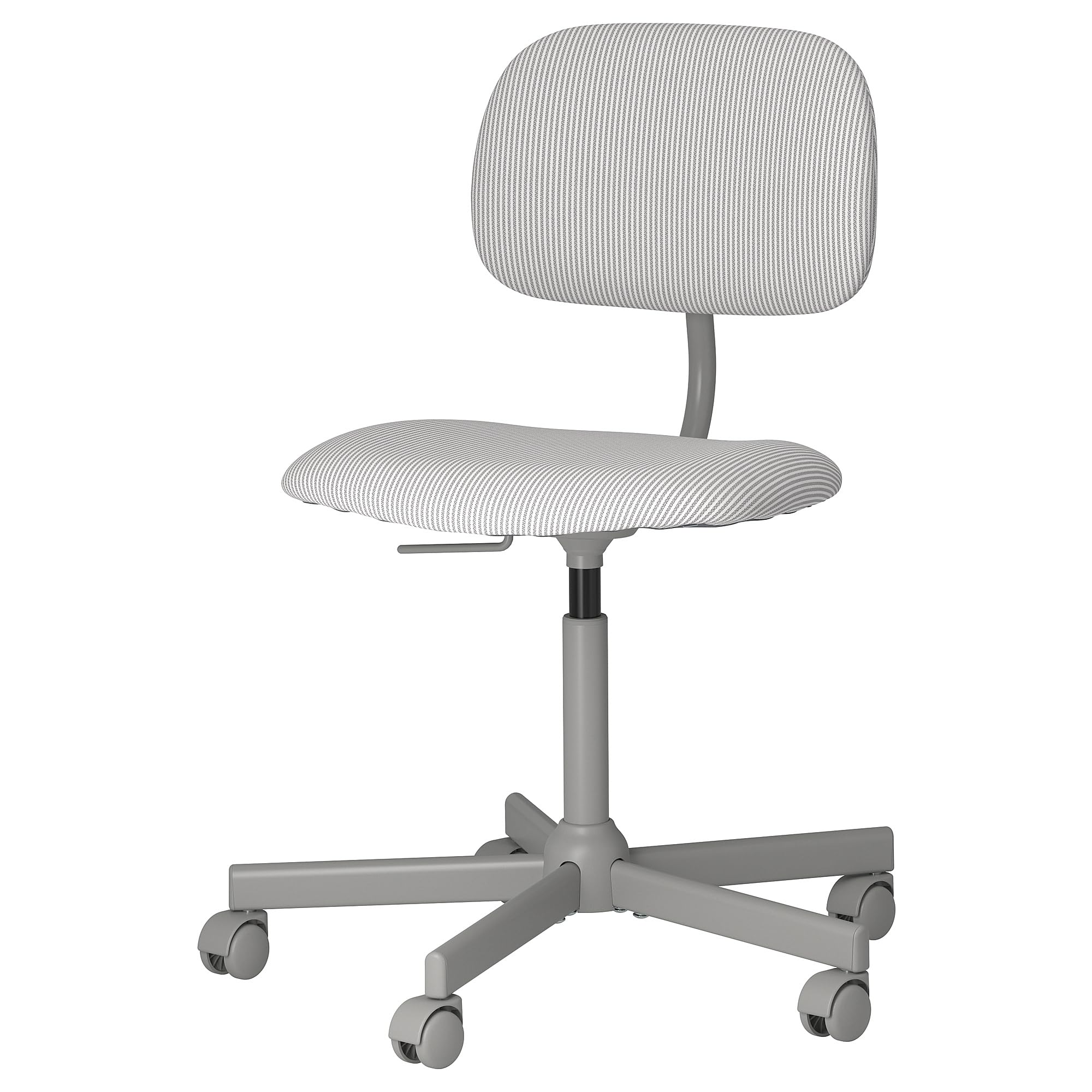 Chaise pivotante de bureau blanche et grise ProTuning BLECKBERGET Klovsta confortable