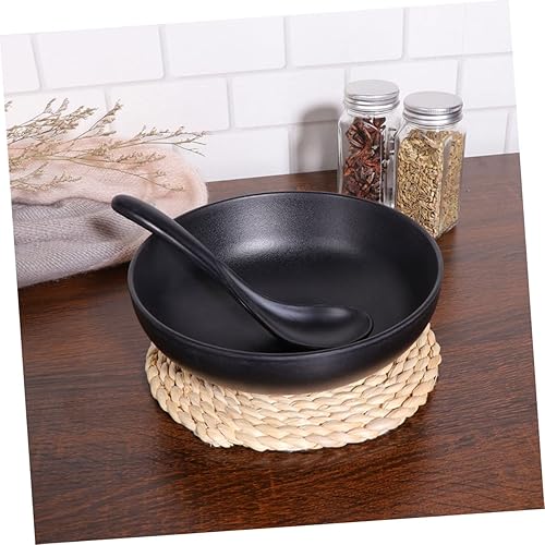 Miniatura 2 de Tazón de arroz de porcelana de imitación de 2 piezas, recipiente para galletas, cuencos de ensalada, fideos Udon japoneses, cuenco para servir