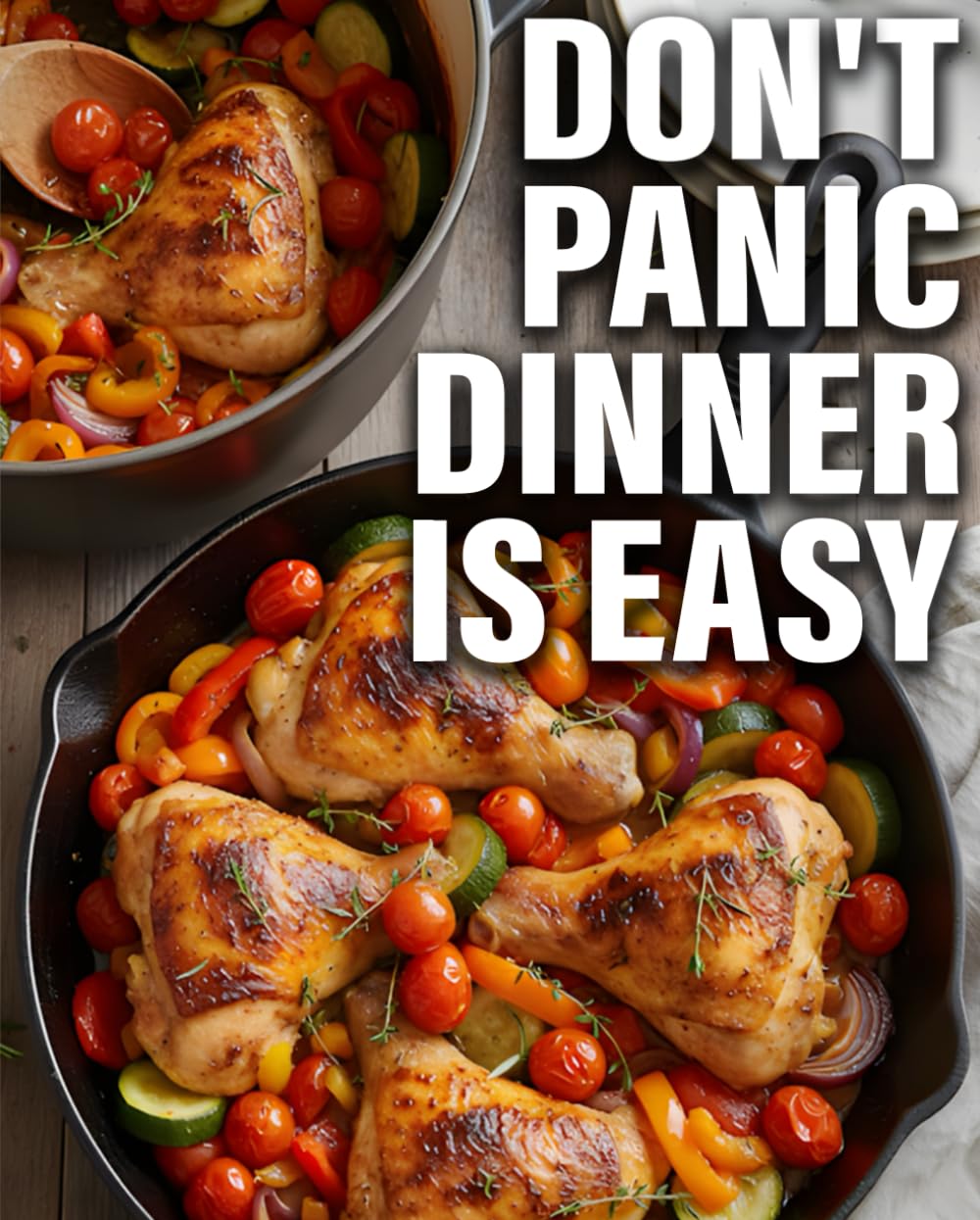 Don’t Panic Dinner Is Easy: Quick One-Pan & One-Pot Dinner Recipes for Busy Weeknights | Easy Comfort Meals, Simple Techniques and Stress-Free Cooking for Beginners