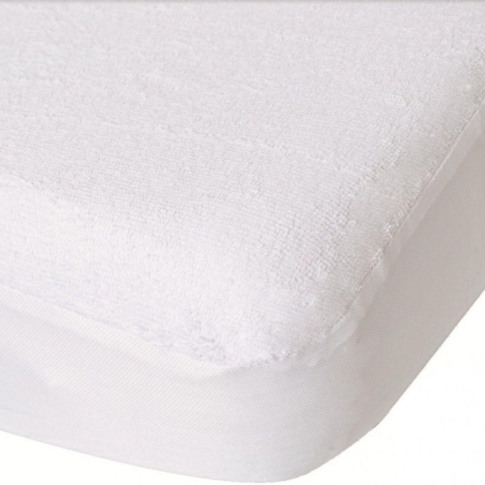 Poyetmotte Toucan proteggi materasso, 50 x 100 cm, bianco