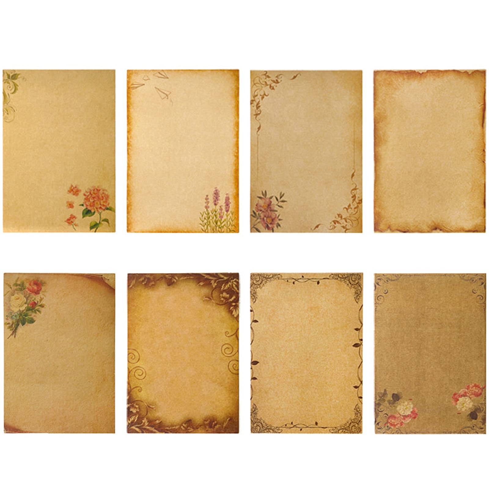 Buy Yyshyi Letter Writing Paper, 8 Packs A5 Vintage Stationery Paper