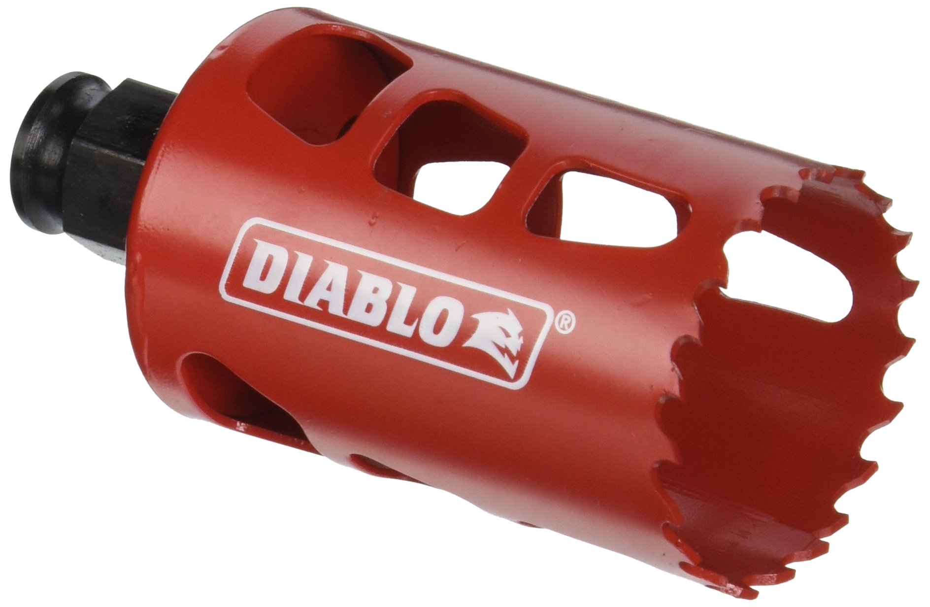 Diablo Bi-Metal Hole Saw with Variable Tooth Design for Faster Cuts - Fits with Snap-Lock Plus Mandrel System - 1-3/4" Diameter, 2-3/8" Length -