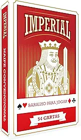 GGB Plast Baralho Imperial 54 Cartas Naipe Convencional Papel Sortido