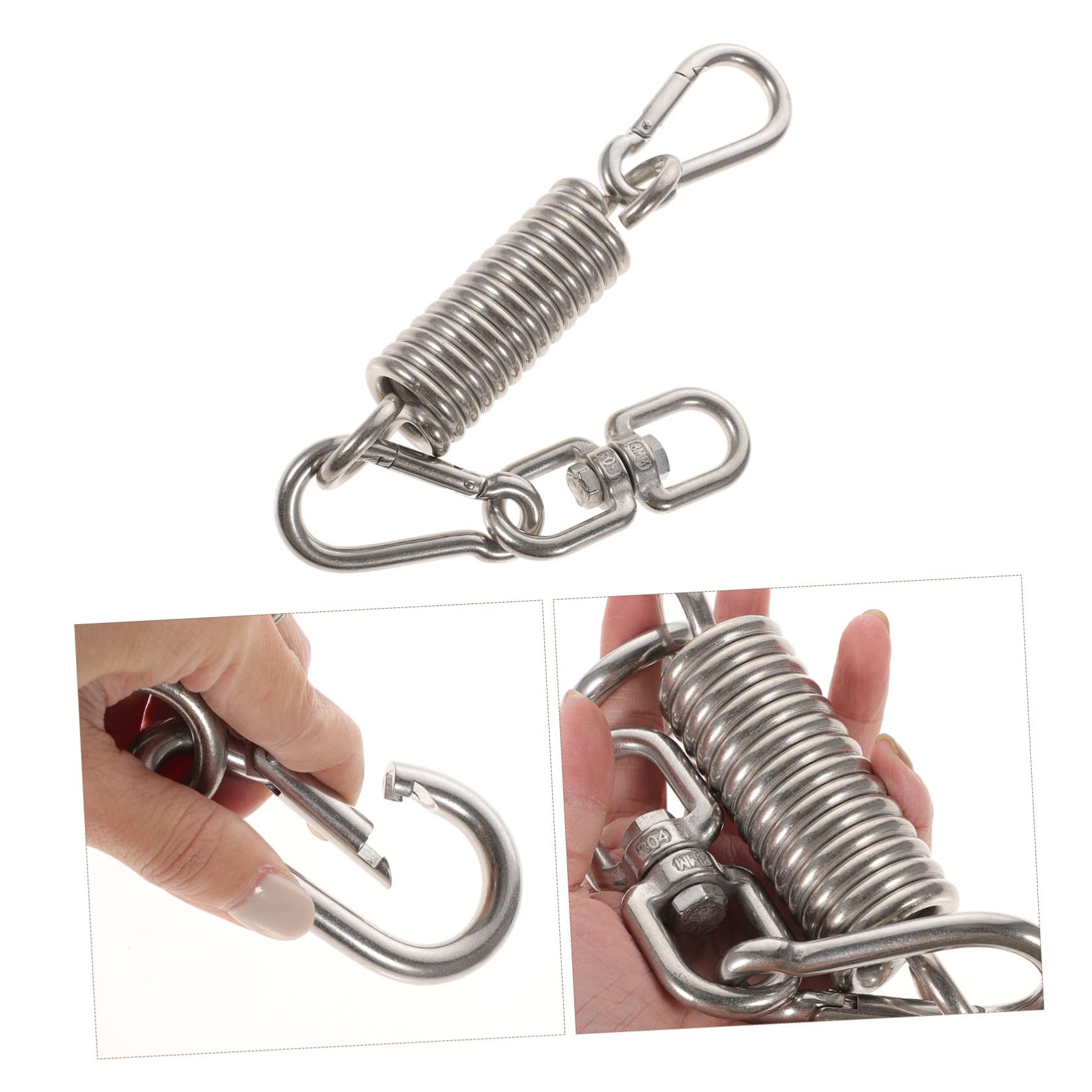 1set Accessori Per Amache Inossidabile Con Ganci Rotanti e Per Sospensione Di Amache Sedie e Sacchi Da Boxe Per e Portici