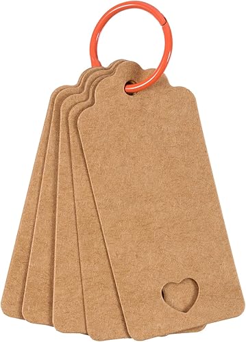 Miniatura 5 de Boao 60 anillos de metal de hojas sueltas de papel, anillos para cuaderno, llaveros (rosa, verde, morado, azul, amarillo, naranja, 1.2 pulgadas)