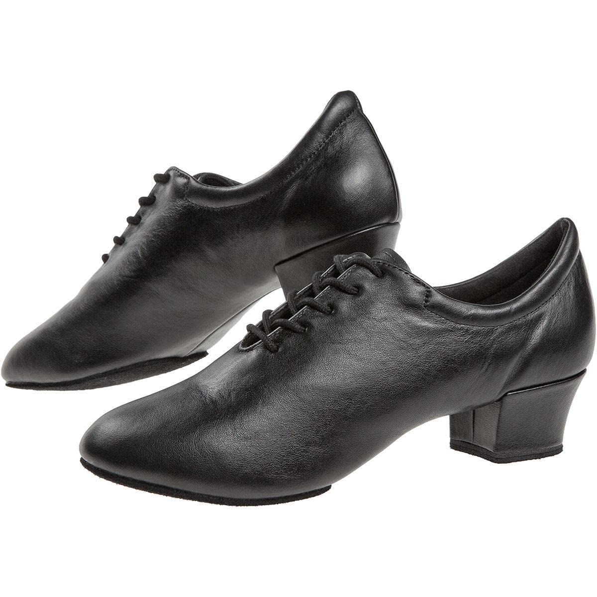 Diamant Damen VarioPro Trainerschuhe 189-234-560 - Leder Schwarz - Normal - 3,7 cm Cuban - Made in Germany