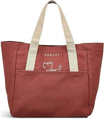 Radley London Set My Heart On Fire Canvas Tote Bag - Responsible Medium Size