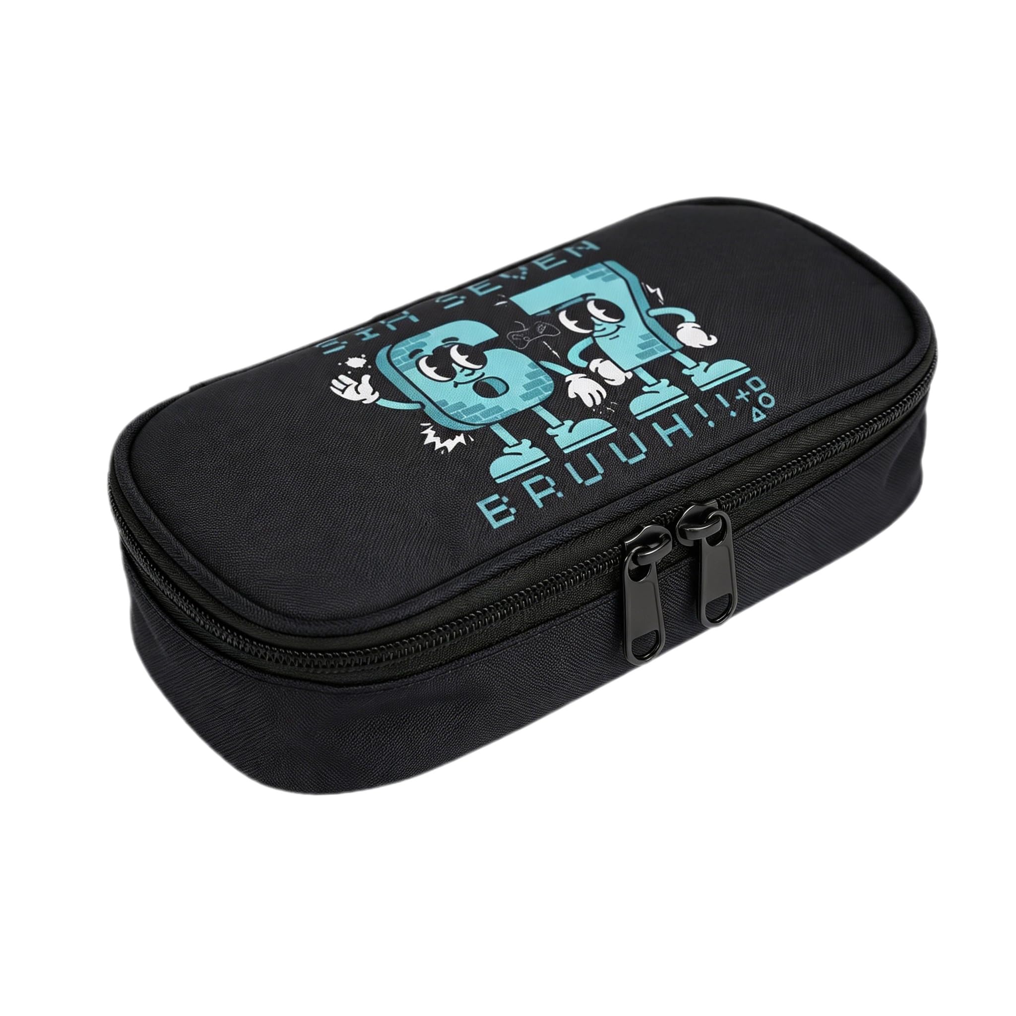67 Meme Pencil Case, Italian Brainrot 67 Black Pencil Case With Compartments, Steal a Brainrot Six Seven Meme Large Capacity Pen Cases With Zipper For Boys Girls, School Stationary Supplies (Game67)