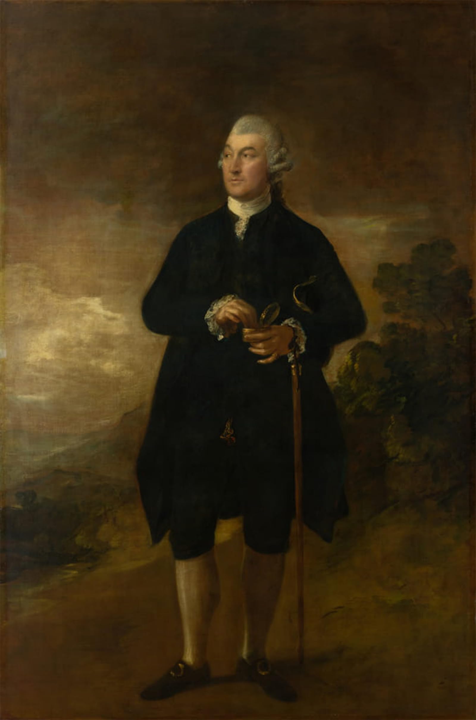 ARTXLXXBN Famous Prints Artwork Pictures Poster Painting Art Ralph by Gainsborough Artwork Landscape Pictures for Home Decor 60x90cm