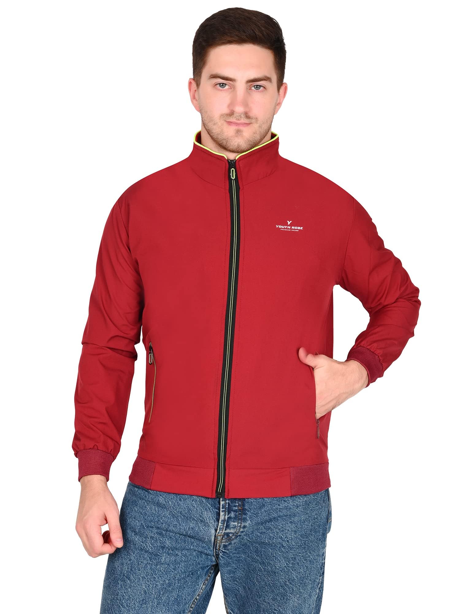 youth ride Men's Honeycombr Jacket | Full Sleeve Solid Men Casual Jacket-picture-50