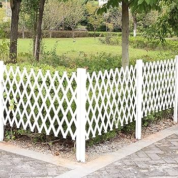 Decorative Fences Plant Screen,Telescopic Room Divider Fence - Easy To Install