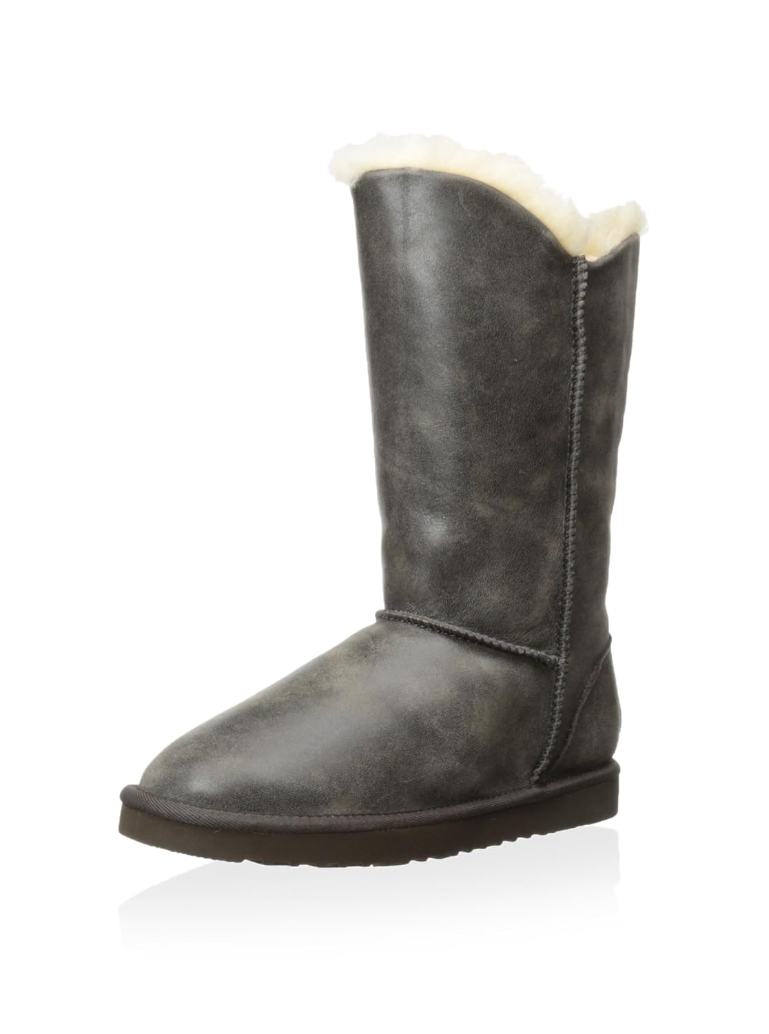 Koolaburra Womens Double Halo Wetsand Leather Sheepskin US 11 M