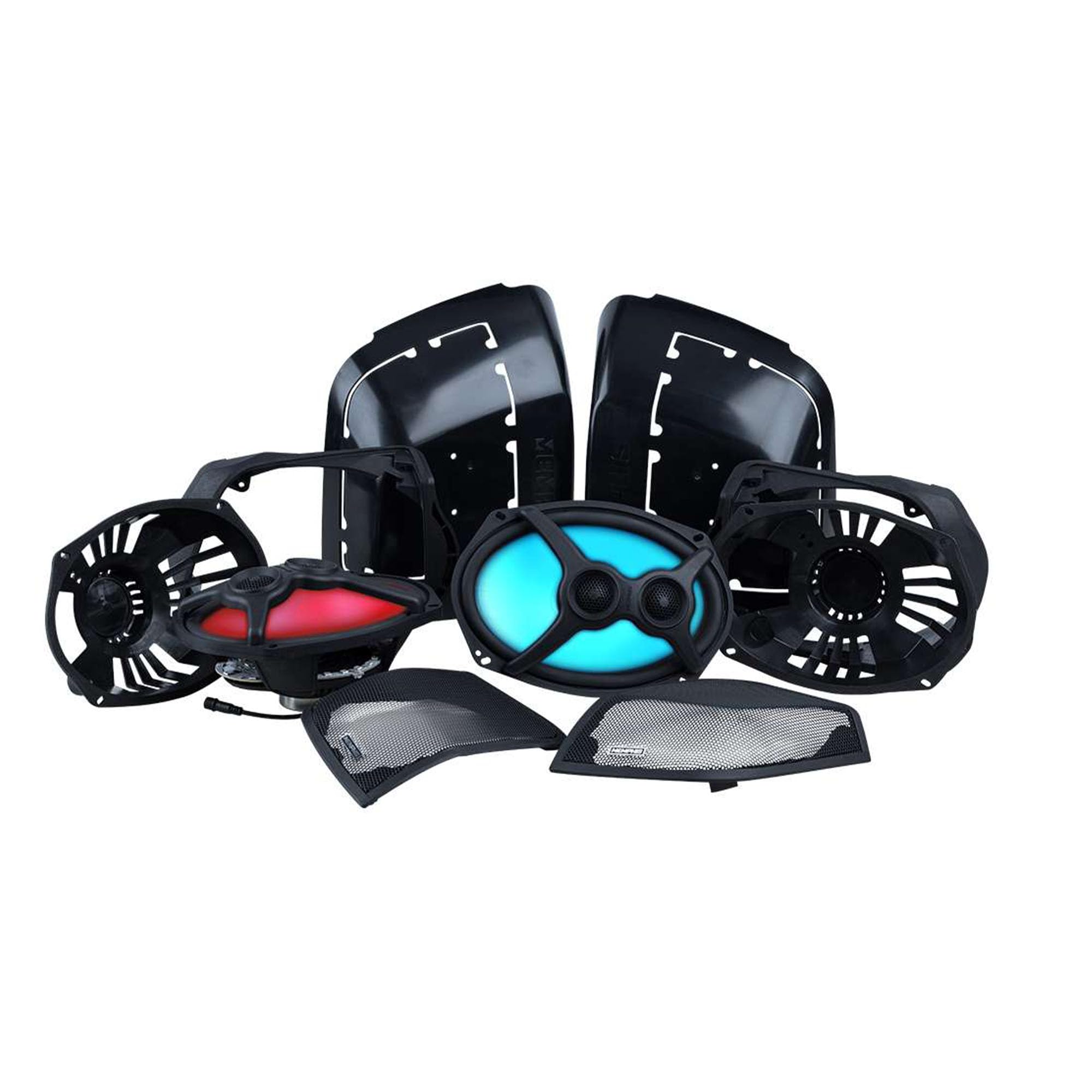 Memphis Audio MXHD14LIDKIT 14+ HD Bag Lids with Integrated 6X9