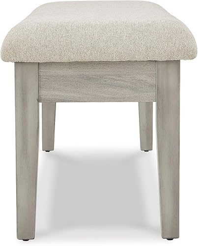Miniatura 5 de Signature Design by Ashley Banco de comedor tapizado Parellen, color beige