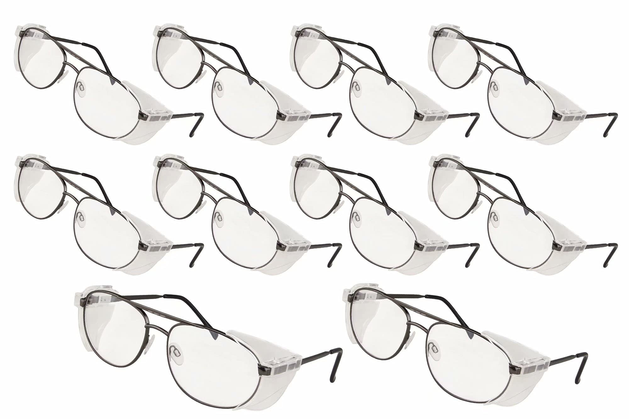SHINU Gafas de metal para hombre industriales anti niebla y anti arañazos, para bricolaje, laboratorio, soldadura, molienda, ciclismo-SF001