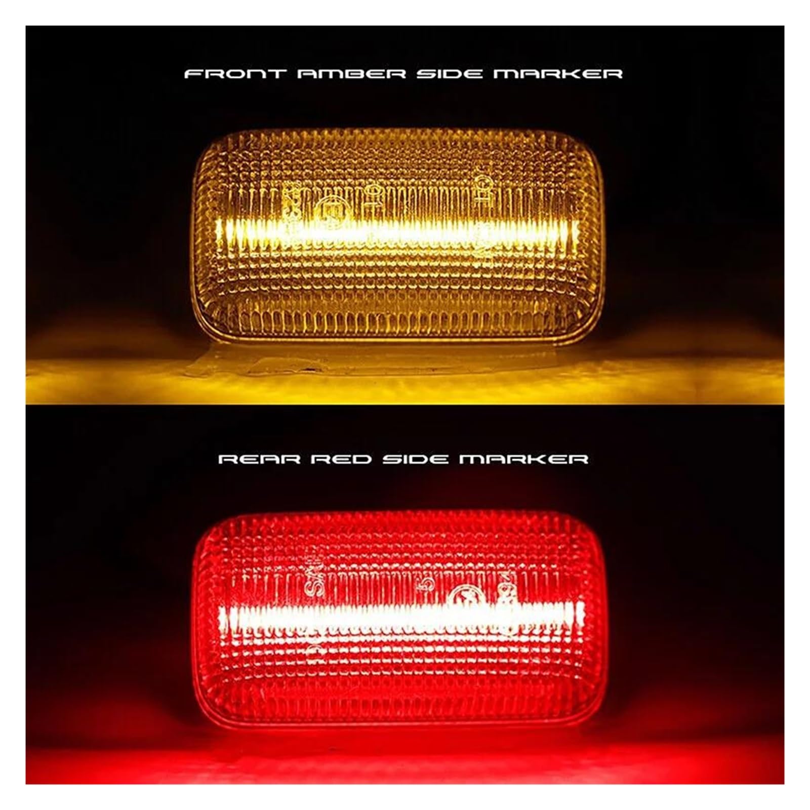 Genérico Piloto Intermitente 4 Uds Luces LED Posición Lateral Lámparas Señal Para GMC Para Sierra 2500 3500HD 2015 Intermitente Retrovisor