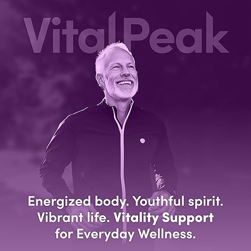 Miniatura 7 de Longevity Peak - Suplementos de apoyo de energía celular y envejecimiento saludable para mujeres y hombres, con Ashwagandha, astrágalo, garra de
