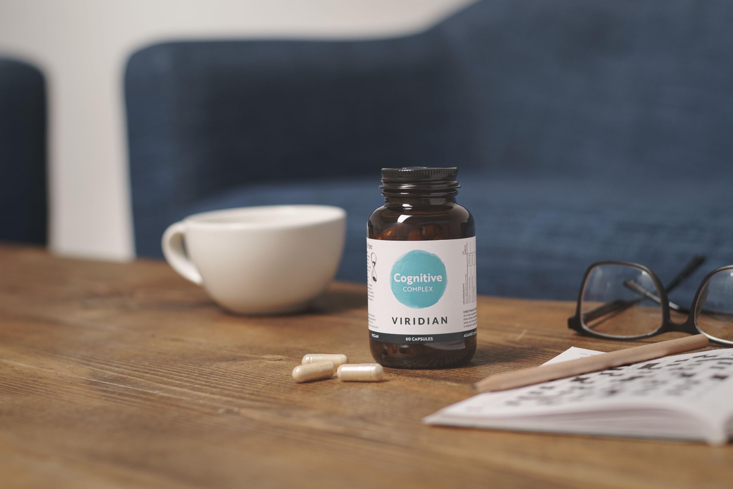 Viridian Cognitive Complex | Complejo Cognitivo, Suplemento Vegano - 60 cápsulas
