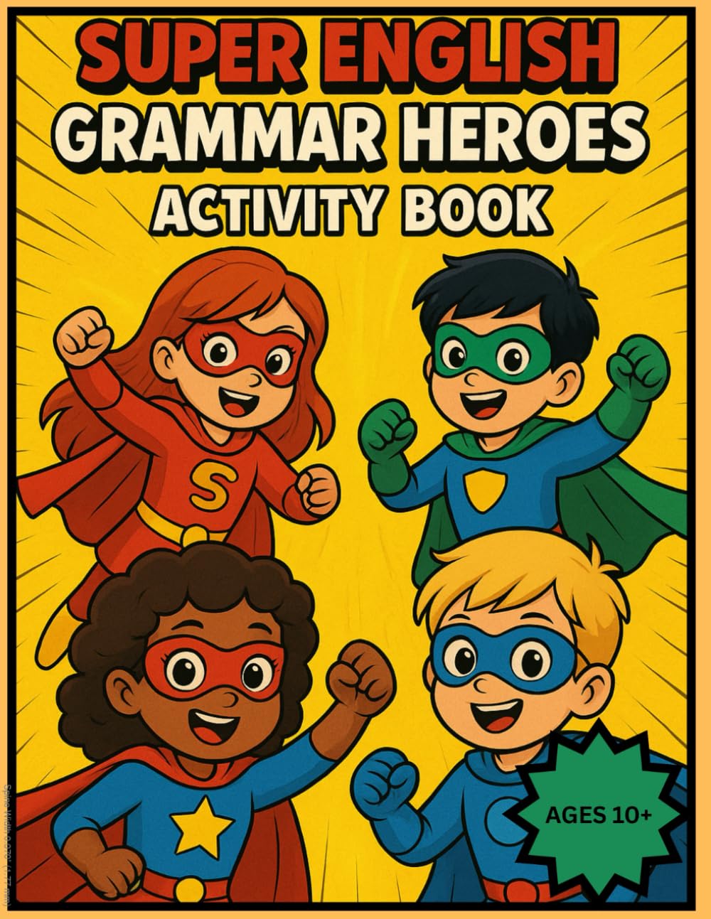 A Superhero English Grammar and Vocabulary Activity Book